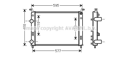 AVA QUALITY COOLING Radiators, Motora dzesēšanas sistēma FT2370